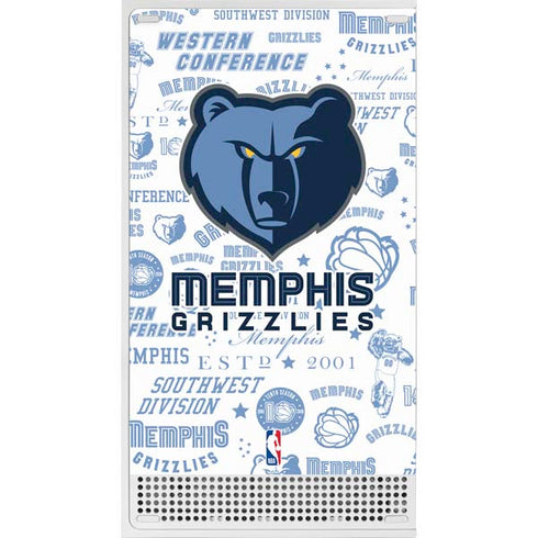 NBA Memphis Grizzlies Historic Blast Xbox Series S Console Skin
